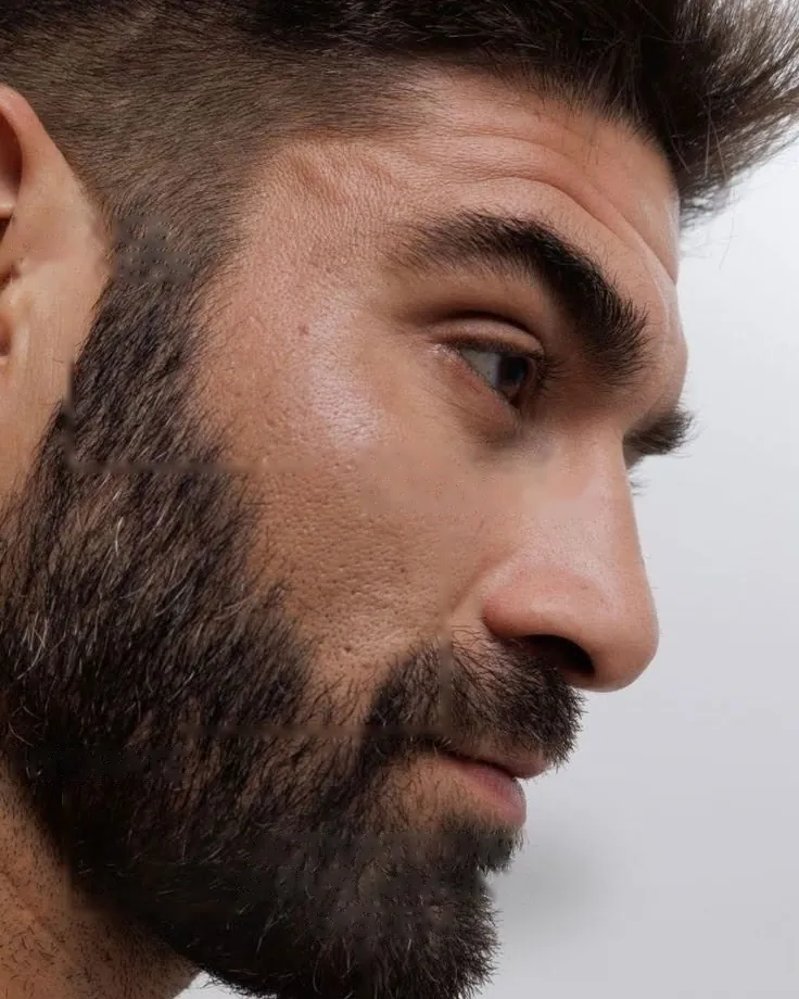 Man with hydrated, healthy skin: skin boosters at Skin Story Clinic, London